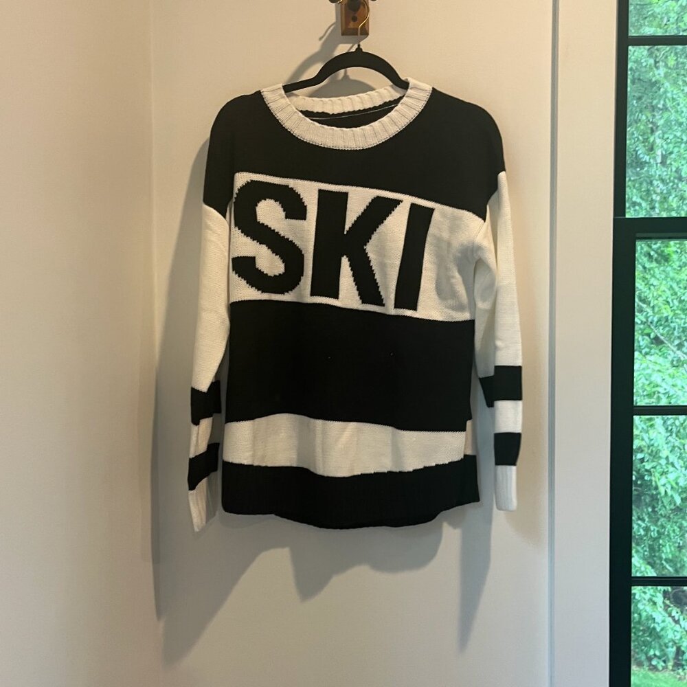 Ski In Sweater